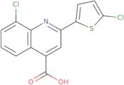 8-Chloro-2-(5-chlorothien-2-yl)quinoline-4-carboxylic acid