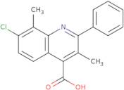 7-Chloro-3,8-dimethyl-2-phenylquinoline-4-carboxylic acid