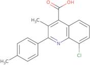 8-Chloro-3-methyl-2-(4-methylphenyl)quinoline-4-carboxylic acid