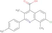 7-Chloro-3,8-dimethyl-2-(4-methylphenyl)quinoline-4-carboxylic acid