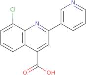 8-Chloro-2-pyridin-3-ylquinoline-4-carboxylic acid