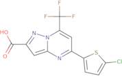 5-(5-Chlorothien-2-yl)-7-(trifluoromethyl)pyrazolo[1,5-a]pyrimidine-2-carboxylic acid