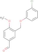 3-[(3-Chlorophenoxy)methyl]-4-methoxybenzaldehyde