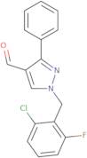 1-(2-Chloro-6-fluorobenzyl)-3-phenyl-1H-pyrazole-4-carbaldehyde