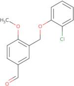 3-[(2-Chlorophenoxy)methyl]-4-methoxybenzaldehyde