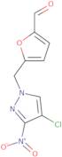 5-[(4-Chloro-3-nitro-1H-pyrazol-1-yl)methyl]-2-furaldehyde