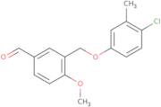 3-[(4-Chloro-3-methylphenoxy)methyl]-4-methoxybenzaldehyde