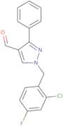 1-(2-Chloro-4-fluorobenzyl)-3-phenyl-1H-pyrazole-4-carbaldehyde