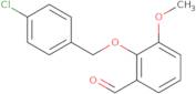 2-[(4-Chlorobenzyl)oxy]-3-methoxybenzaldehyde