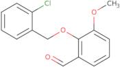 2-[(2-Chlorobenzyl)oxy]-3-methoxybenzaldehyde