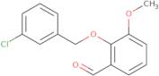 2-[(3-Chlorobenzyl)oxy]-3-methoxybenzaldehyde