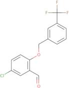 5-Chloro-2-{[3-(trifluoromethyl)benzyl]oxy}benzaldehyde