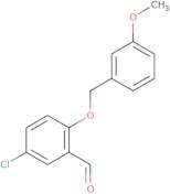 5-Chloro-2-[(3-methoxybenzyl)oxy]benzaldehyde