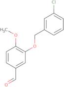 3-[(3-Chlorobenzyl)oxy]-4-methoxybenzaldehyde