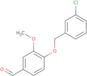 4-[(3-Chlorobenzyl)oxy]-3-methoxybenzaldehyde