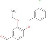4-[(3-Chlorobenzyl)oxy]-3-ethoxybenzaldehyde