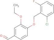 4-[(2-Chloro-6-fluorobenzyl)oxy]-3-ethoxybenzaldehyde