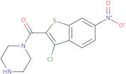 1-[(3-Chloro-6-nitro-1-benzothien-2-yl)carbonyl]piperazine