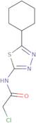 2-Chloro-N-(5-cyclohexyl-1,3,4-thiadiazol-2-yl)acetamide