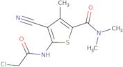 5-[(Chloroacetyl)amino]-4-cyano-N,N,3-trimethylthiophene-2-carboxamide