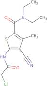 5-[(Chloroacetyl)amino]-4-cyano-N,N-diethyl-3-methylthiophene-2-carboxamide