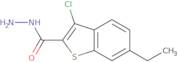 3-Chloro-6-ethyl-1-benzothiophene-2-carbohydrazide