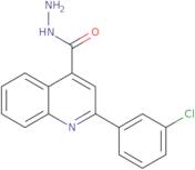 2-(3-Chlorophenyl)quinoline-4-carbohydrazide