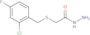 2-[(2-Chloro-4-fluorobenzyl)thio]acetohydrazide