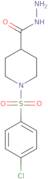 1-[(4-Chlorophenyl)sulfonyl]piperidine-4-carbohydrazide