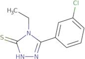 5-(3-Chlorophenyl)-4-ethyl-4H-1,2,4-triazole-3-thiol