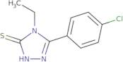 5-(4-Chlorophenyl)-4-ethyl-4H-1,2,4-triazole-3-thiol