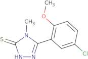 5-(5-Chloro-2-methoxyphenyl)-4-methyl-4H-1,2,4-triazole-3-thiol