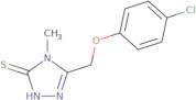 5-[(4-Chlorophenoxy)methyl]-4-methyl-4H-1,2,4-triazole-3-thiol