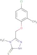 5-[(4-Chloro-2-methylphenoxy)methyl]-4-methyl-4H-1,2,4-triazole-3-thiol