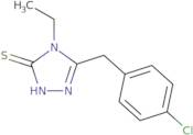 5-(4-Chlorobenzyl)-4-ethyl-4H-1,2,4-triazole-3-thiol