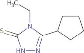 5-Cyclopentyl-4-ethyl-4H-1,2,4-triazole-3-thiol