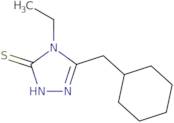 5-(Cyclohexylmethyl)-4-ethyl-4H-1,2,4-triazole-3-thiol