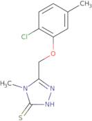 5-[(2-Chloro-5-methylphenoxy)methyl]-4-methyl-4H-1,2,4-triazole-3-thiol