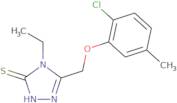 5-[(2-Chloro-5-methylphenoxy)methyl]-4-ethyl-4H-1,2,4-triazole-3-thiol