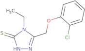 5-[(2-Chlorophenoxy)methyl]-4-ethyl-4H-1,2,4-triazole-3-thiol