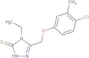 5-[(4-Chloro-3-methylphenoxy)methyl]-4-ethyl-4H-1,2,4-triazole-3-thiol