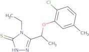 5-[1-(2-Chloro-5-methylphenoxy)ethyl]-4-ethyl-4H-1,2,4-triazole-3-thiol