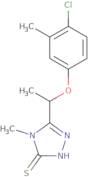 5-[1-(4-Chloro-3-methylphenoxy)ethyl]-4-methyl-4H-1,2,4-triazole-3-thiol