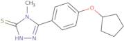 5-[4-(Cyclopentyloxy)phenyl]-4-methyl-4H-1,2,4-triazole-3-thiol