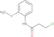 3-Chloro-N-[2-(methylthio)phenyl]propanamide