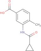 3-[(Cyclopropylcarbonyl)amino]-4-methylbenzoic acid