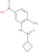 3-[(Cyclobutylcarbonyl)amino]-4-methylbenzoic acid