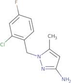 1-(2-Chloro-4-fluorobenzyl)-5-methyl-1H-pyrazol-3-amine