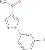 1-[1-(3-Chlorophenyl)-1H-pyrazol-4-yl]ethanone