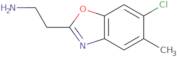 2-(6-Chloro-5-methyl-1,3-benzoxazol-2-yl)ethanamine hydrochloride